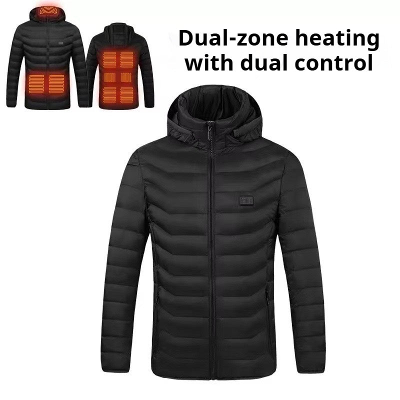 KZZ Electric Heated Cotton Jacket, Multiple Colors, Limited Time Offer