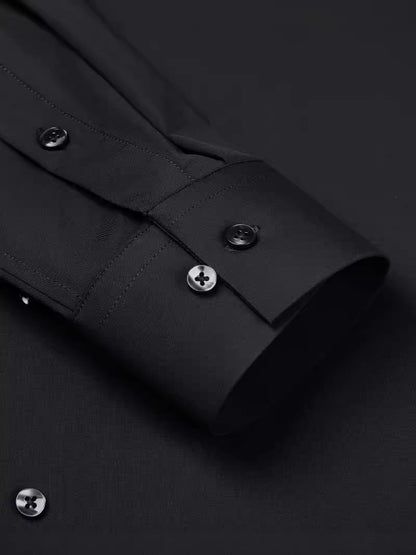 KZZ Men's Super Stretch Dress Shirt, Quick-Drying, Breathable and Wrinkle-Resistant