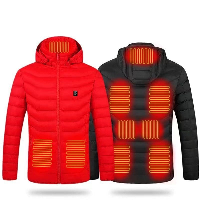 KZZ Electric Heated Cotton Jacket, Multiple Colors, Limited Time Offer