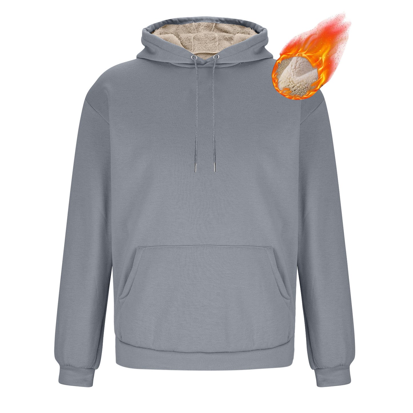 KZZ Men's Thick Hoodie, Available in Multiple Colors