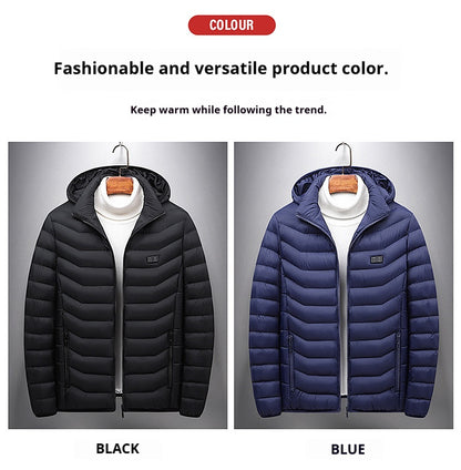 KZZ Electric Heated Cotton Jacket, Multiple Colors, Limited Time Offer