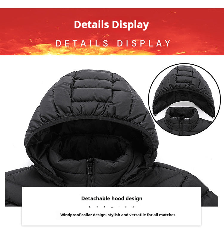 KZZ Electric Heated Cotton Jacket, Multiple Colors, Limited Time Offer