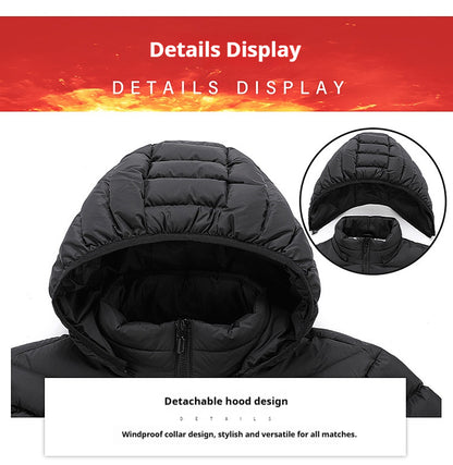 KZZ Electric Heated Cotton Jacket, Multiple Colors, Limited Time Offer