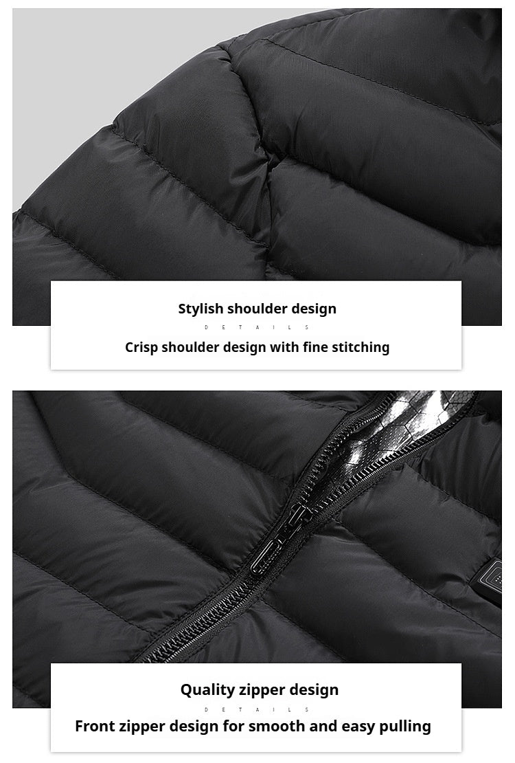 KZZ Electric Heated Cotton Jacket, Multiple Colors, Limited Time Offer
