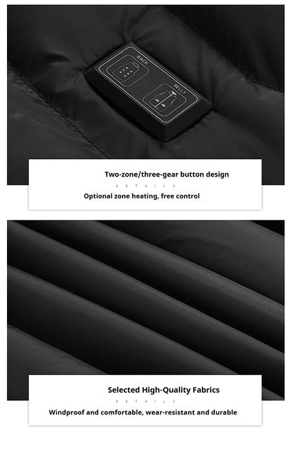 KZZ Electric Heated Cotton Jacket, Multiple Colors, Limited Time Offer