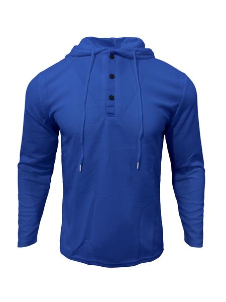 KZZ Essential Waffle Hoodie & Pants Combo | Men's Quick-Dry Lounge Set