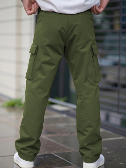 KZZ Men's casual cargo pants