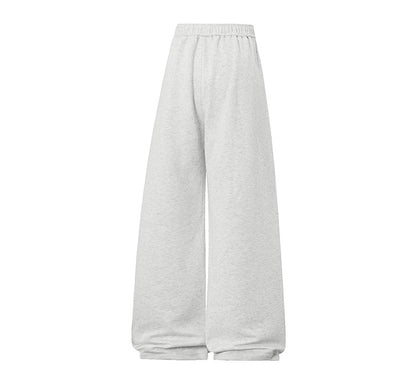 KZZ pants men sweatpants Men's Solid Thermal Lined Drawstring Oversize WaistPants