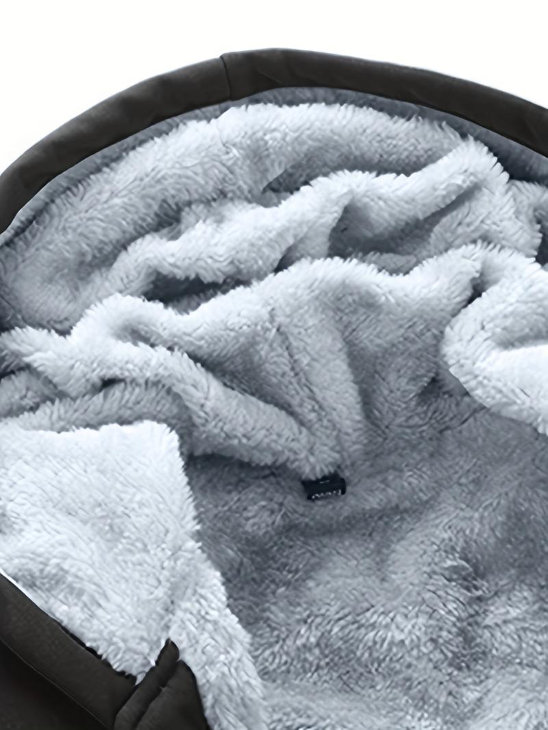 KZZ Men's Winter Thick Warm Hooded Sweater & Pants Set