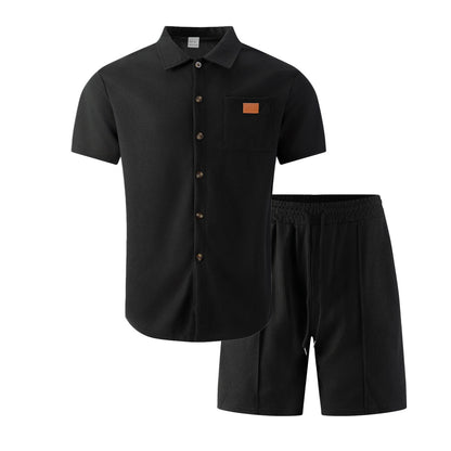 KZZ Men's Business Casual Sportswear Set