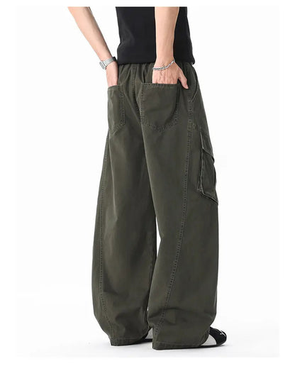 KZZ Men's Heavyweight Casual Fashion Cargo Pants