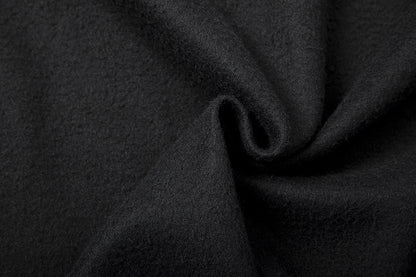 KZZ Plus-size warm full-zip hooded sweatshirt