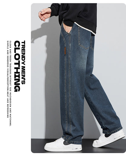 KZZ Men's American high street fashion brand wide-leg pants