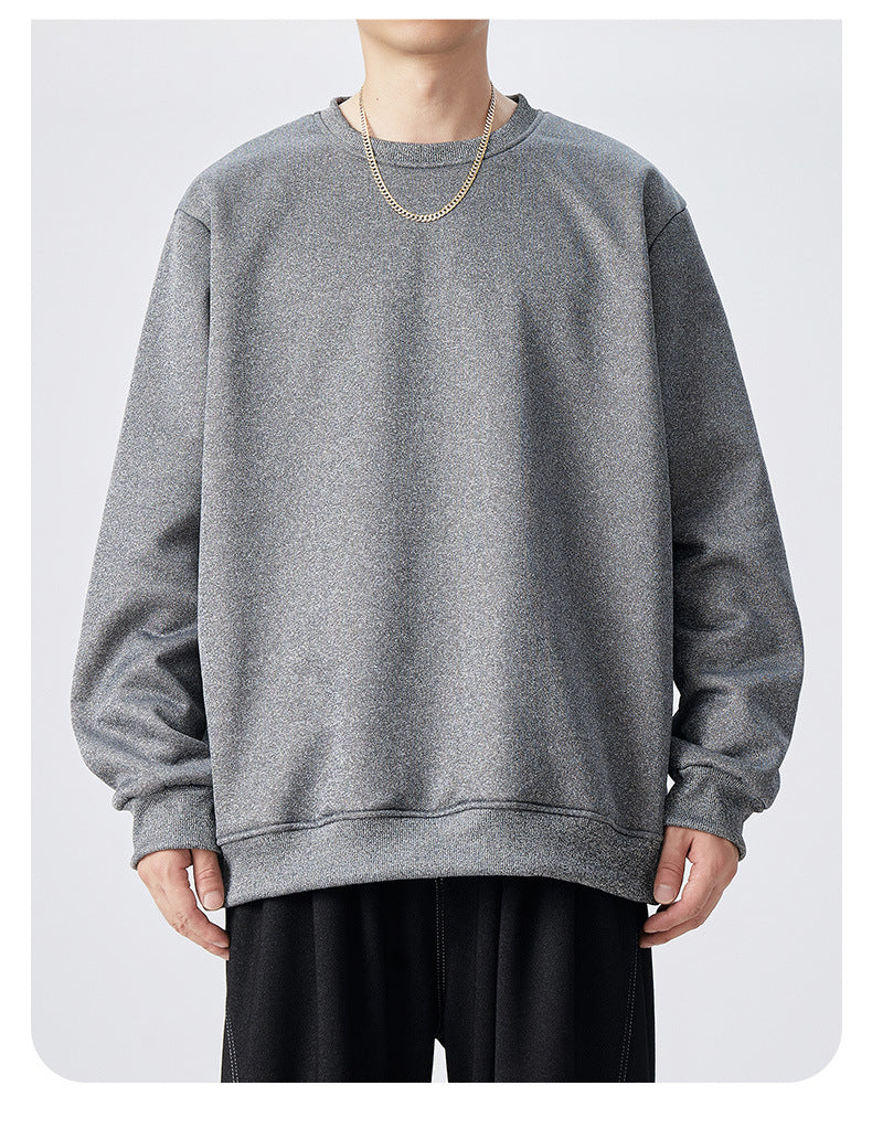 KZZ Men’s Fleece-Lined Warm Pullover Sweatshirt