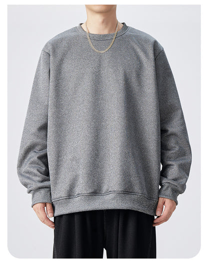 KZZ Men’s Fleece-Lined Warm Pullover Sweatshirt