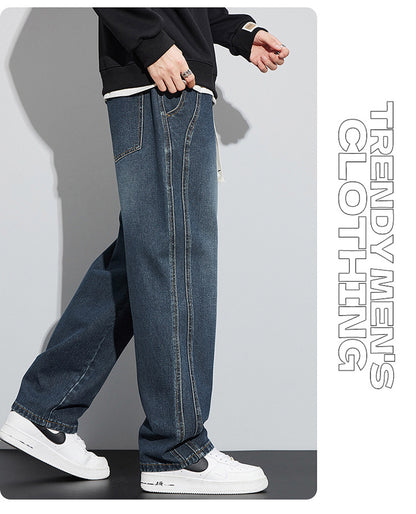 KZZ Men's American high street fashion brand wide-leg pants