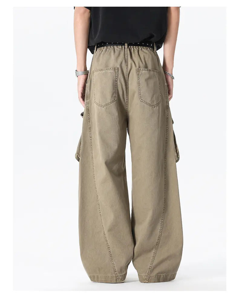 KZZ Men's Heavyweight Casual Fashion Cargo Pants