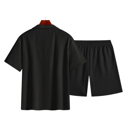 KZZ  Men's 3D Polo Shirt Set