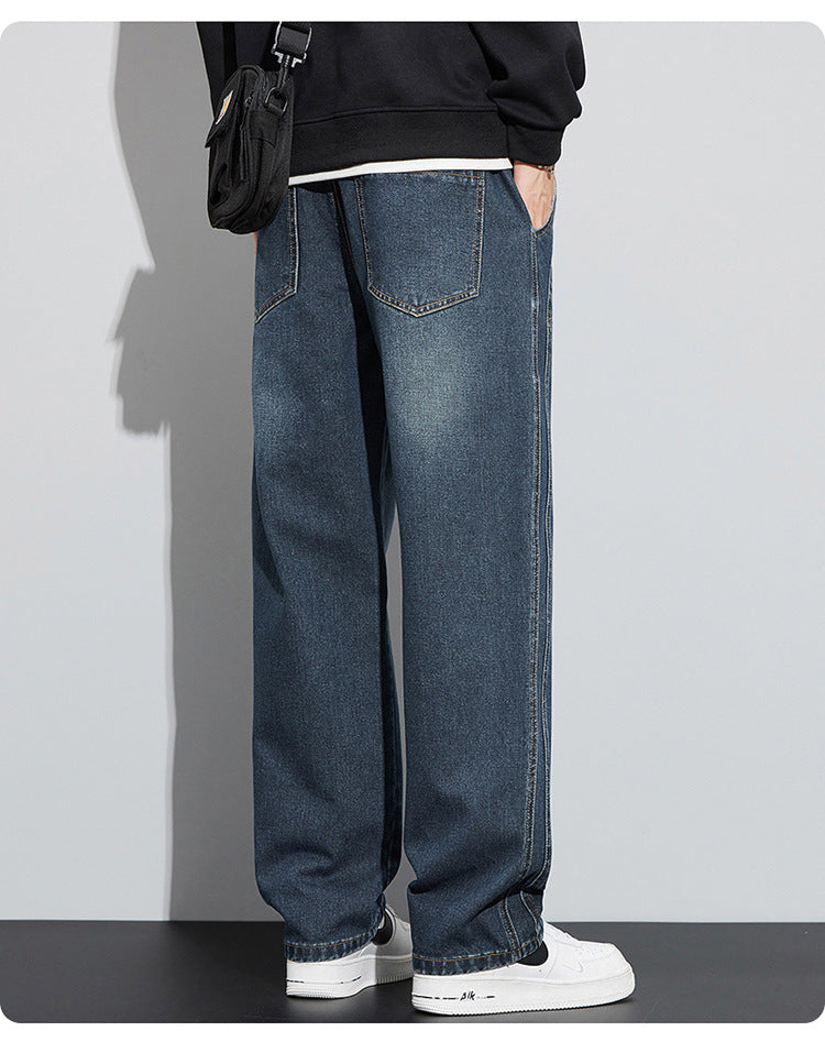 KZZ Men's American high street fashion brand wide-leg pants