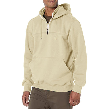 KZZ Men's Heavyweight Hooded Sweatshirt - Winter Warm Pullover Hoodie