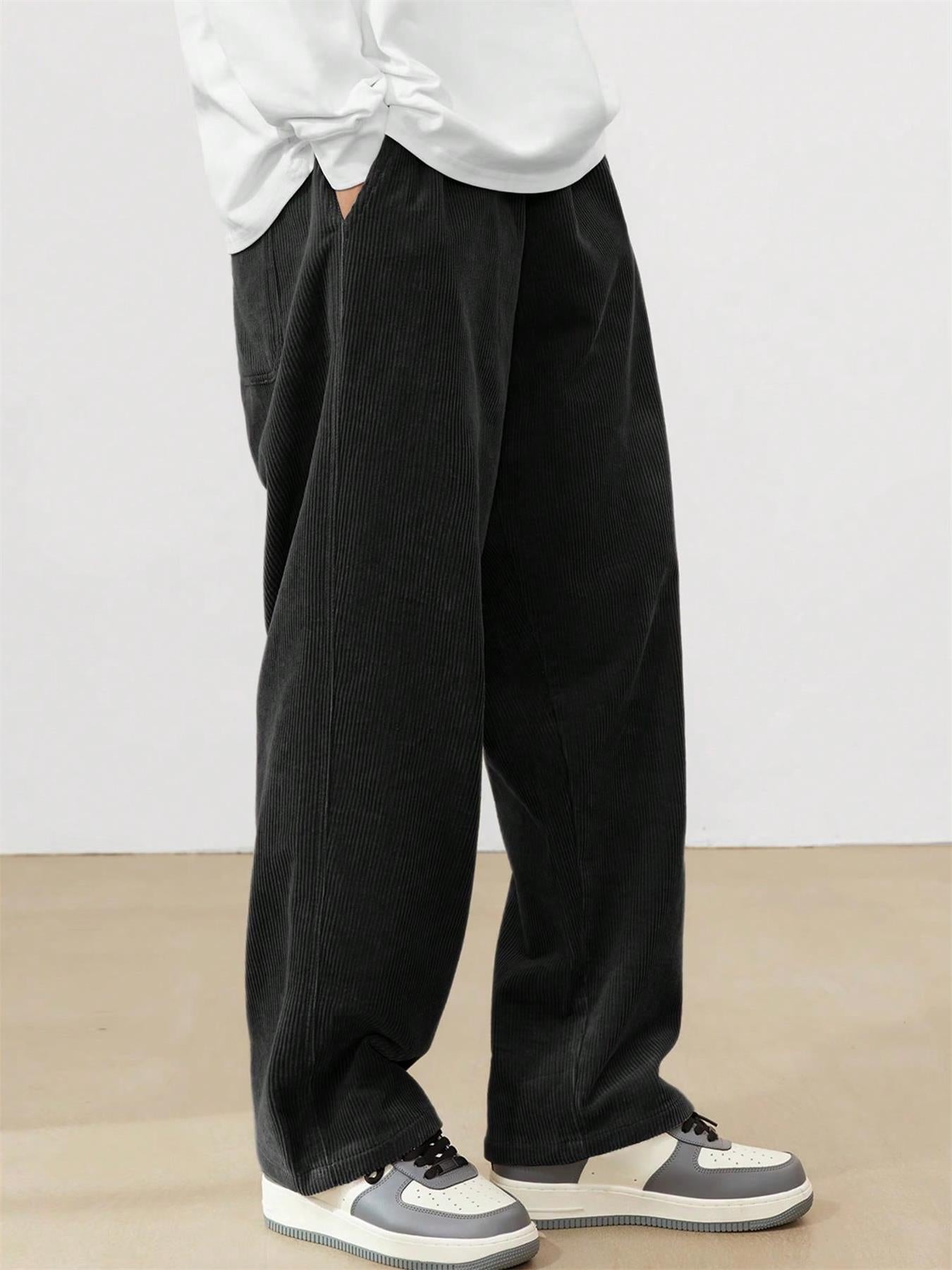 KZZ Men's Corduroy Casual Pants