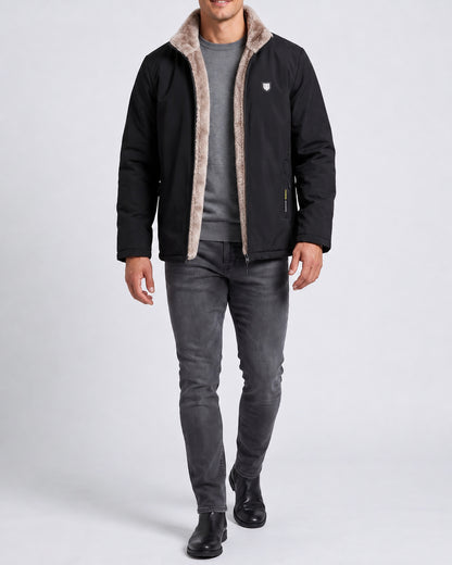 KZZ Men's long-sleeved thermal jacket