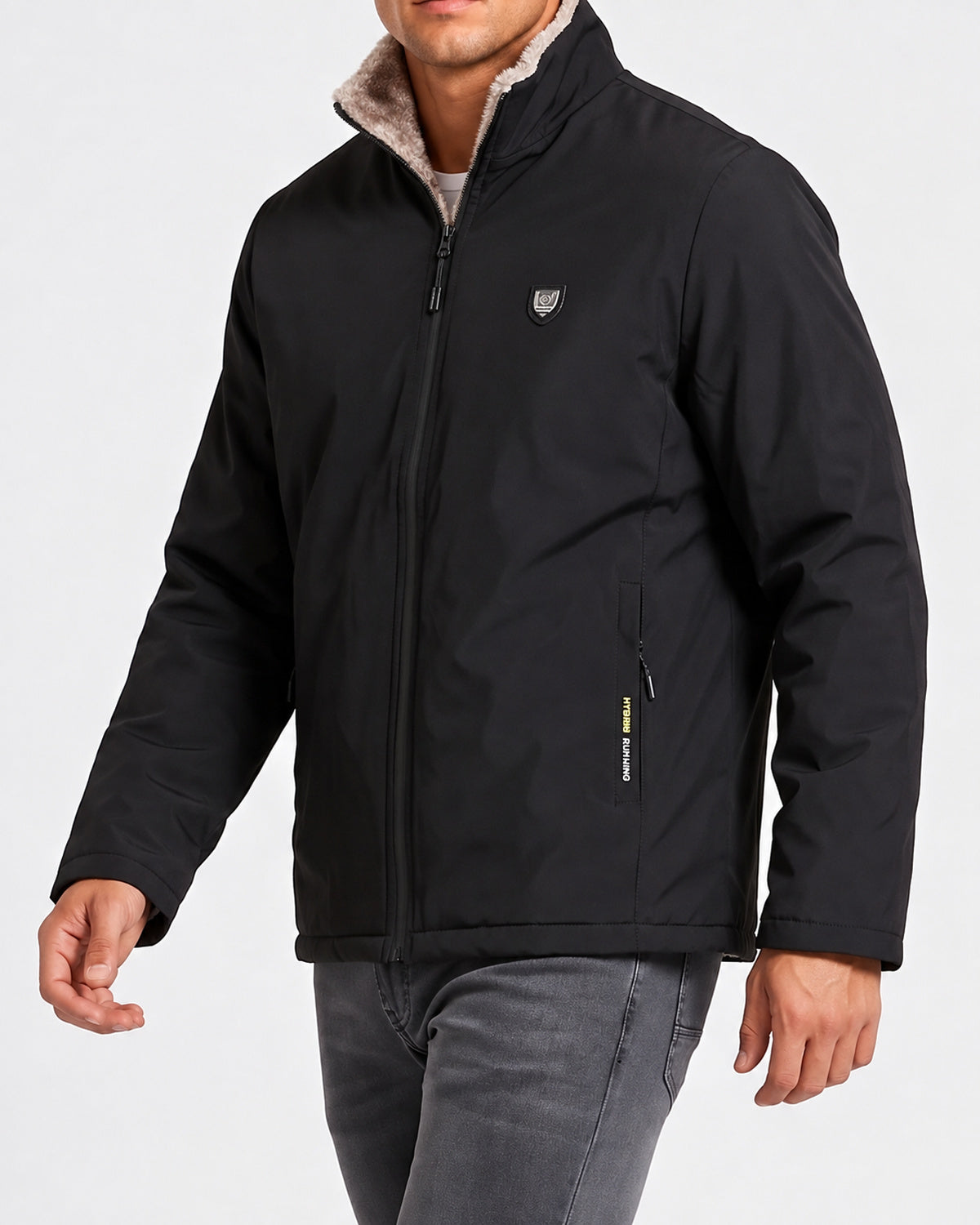 KZZ Men's long-sleeved thermal jacket