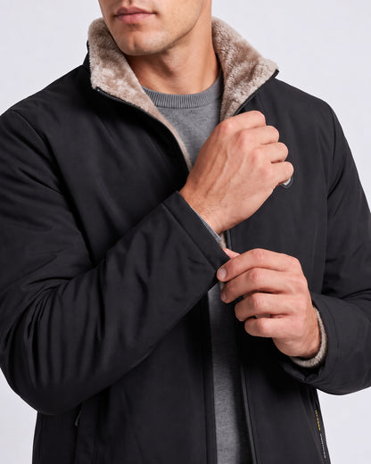 KZZ Men's long-sleeved thermal jacket