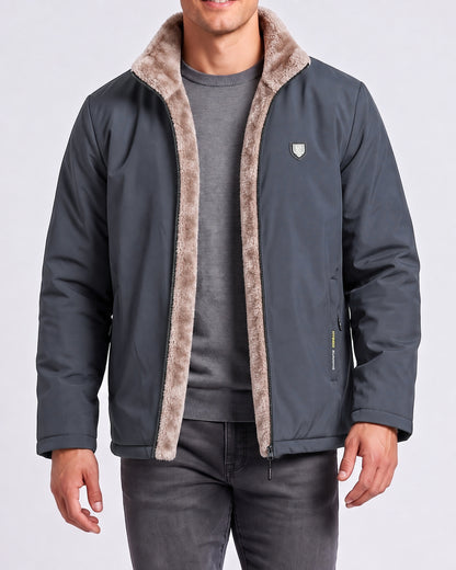 KZZ Men's long-sleeved thermal jacket