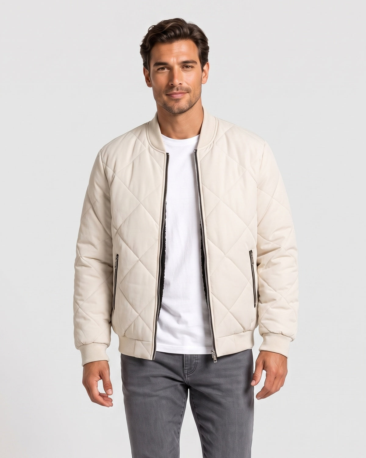 KZZ Thickened casual zip-up outerwear