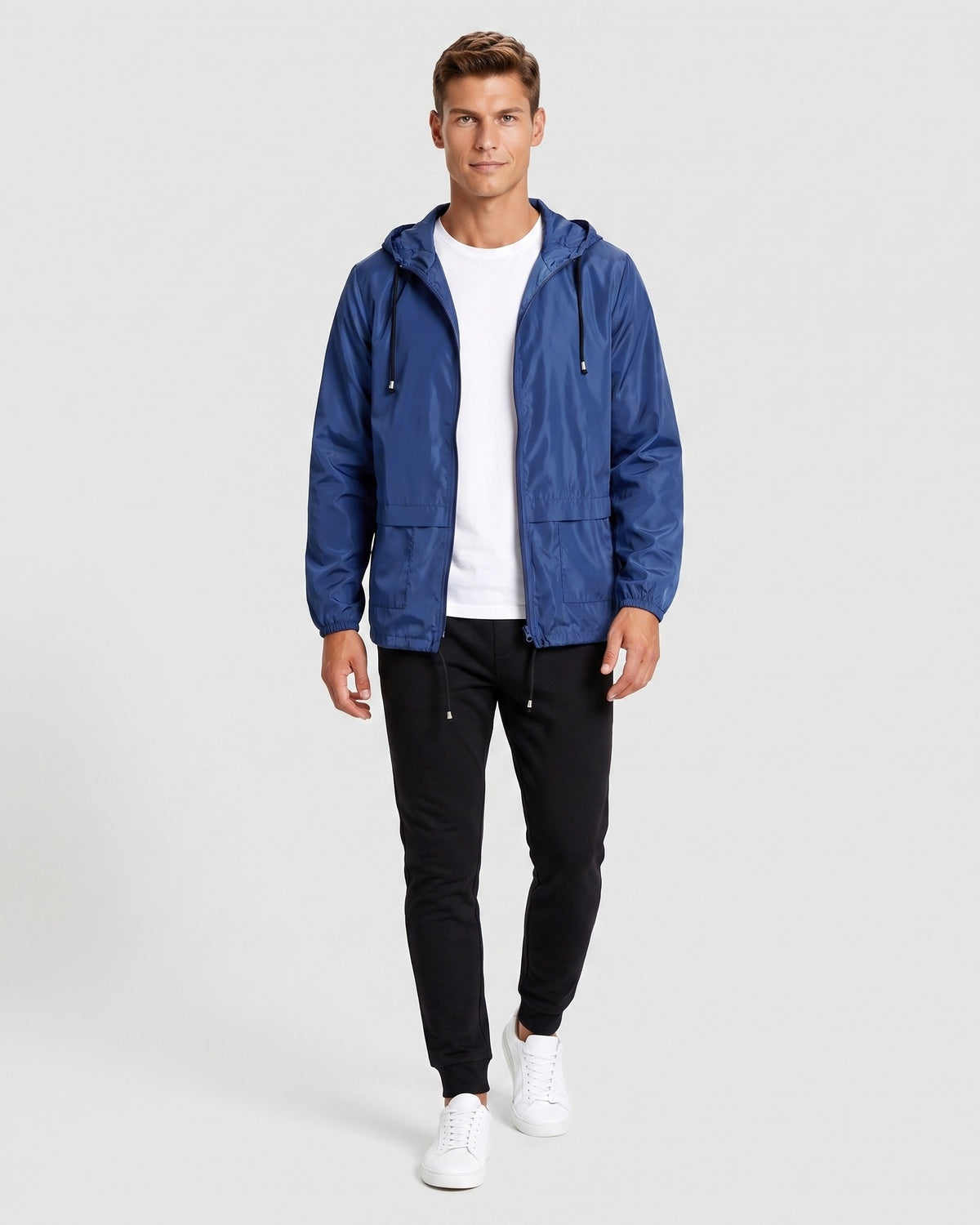 KZZ Men's Lightweight Hooded Outdoor Jacket