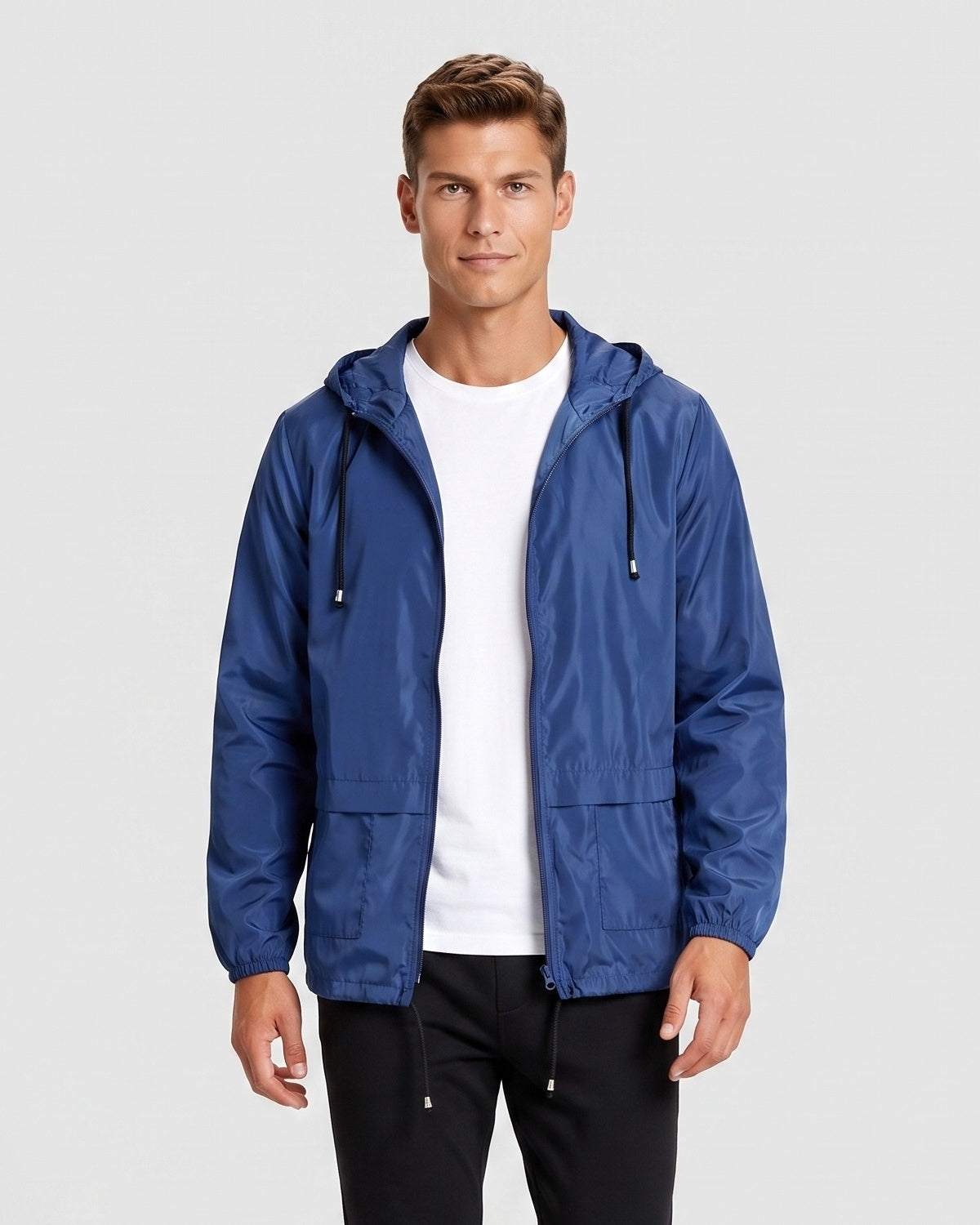 KZZ Men's Lightweight Hooded Outdoor Jacket