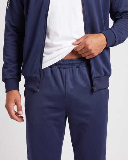 KZZ Men's Zip-Up Sports Jacket and Drawstring Pants