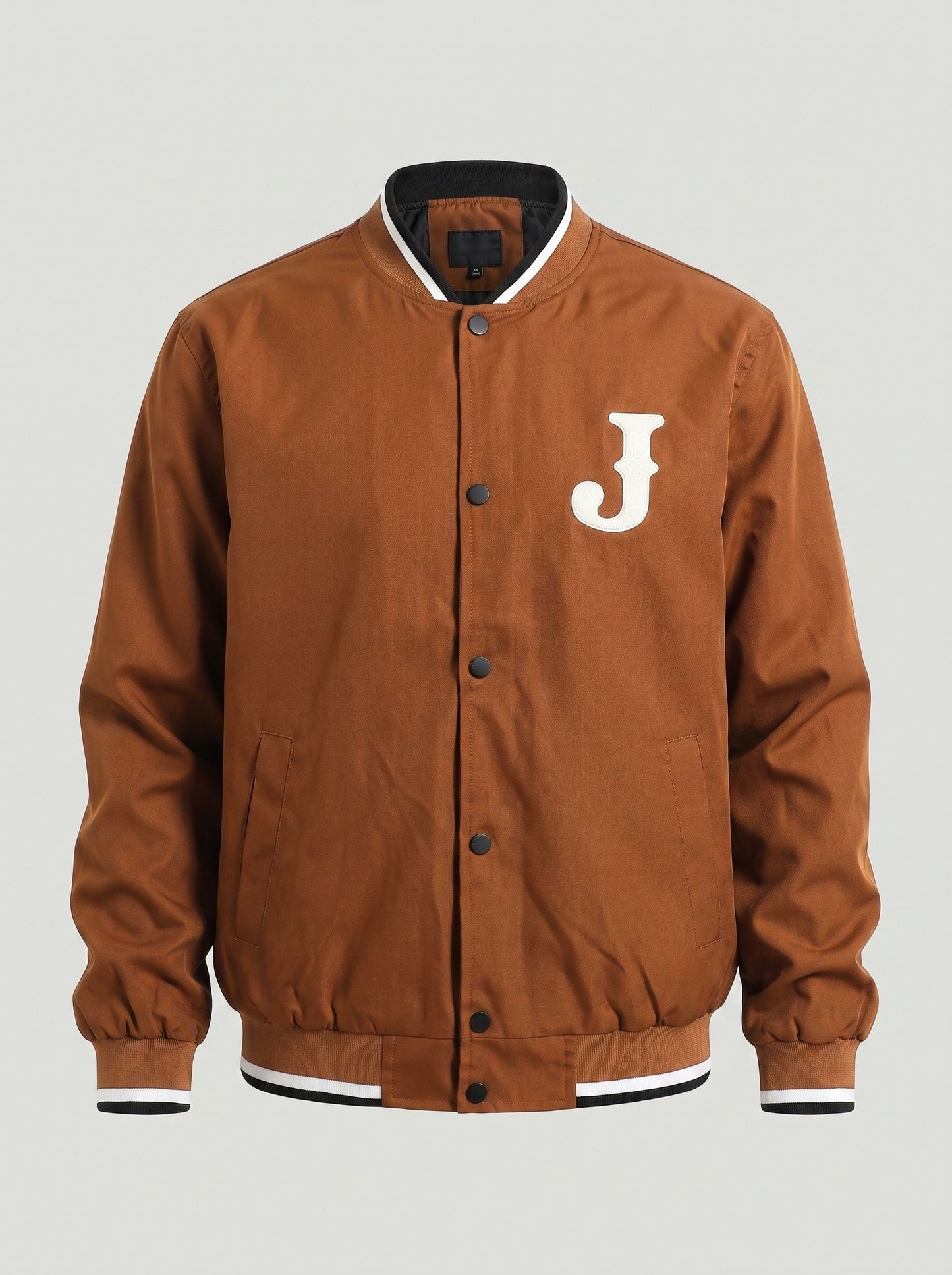 KZZ Men's Printed Button-Front Jacket