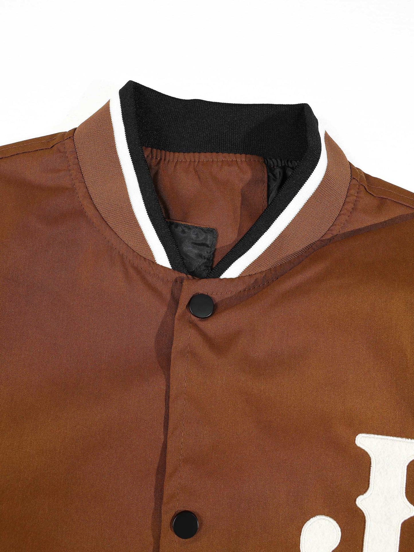 KZZ Men's Printed Button-Front Jacket