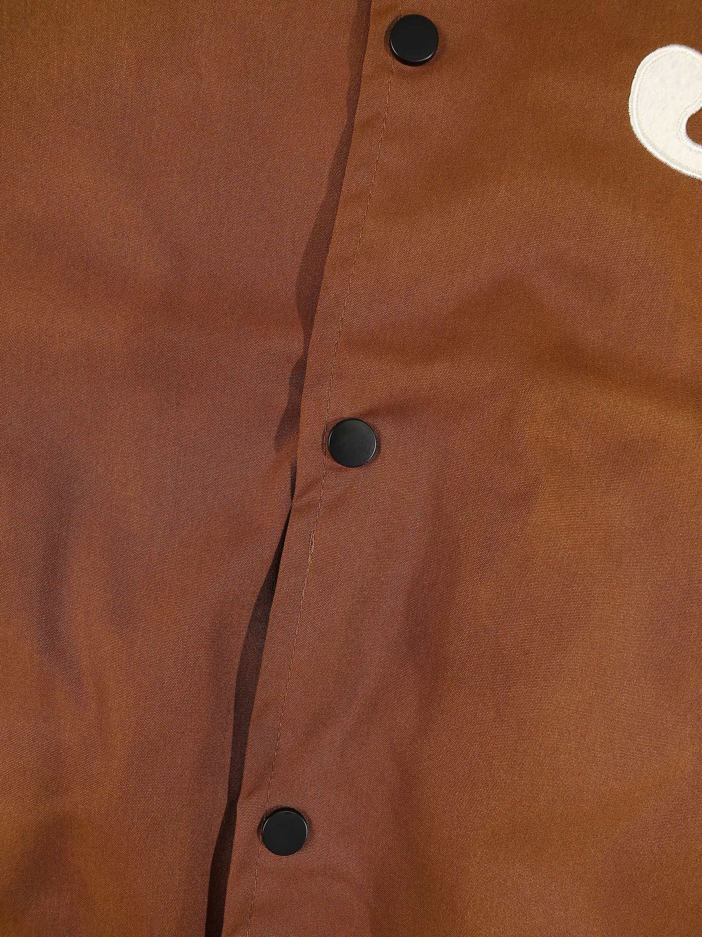 KZZ Men's Printed Button-Front Jacket