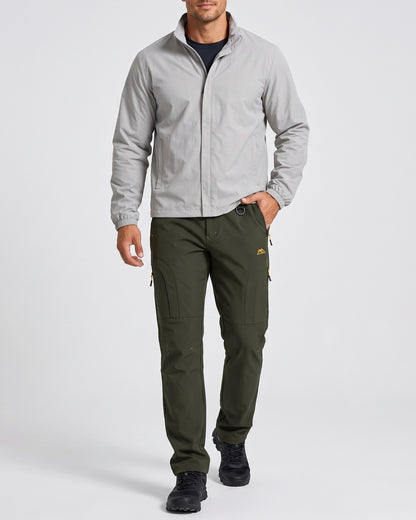 KZZ Men's winter basic warm trousers