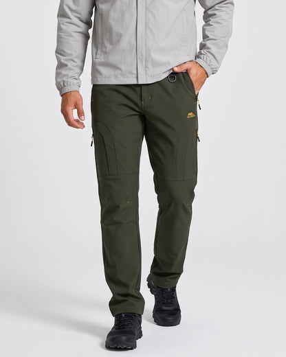 KZZ Men's winter basic warm trousers