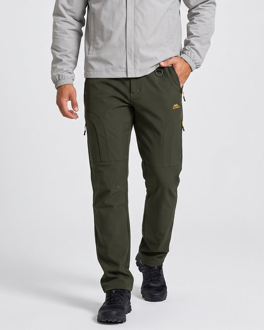KZZ Men's winter basic warm trousers