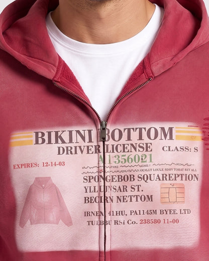 KZZ Men's Thick Universal Zipper Hoodie