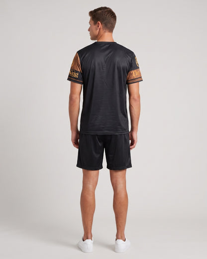 KZZ Men's 3D Digital Print Two-Piece Sportswear Set