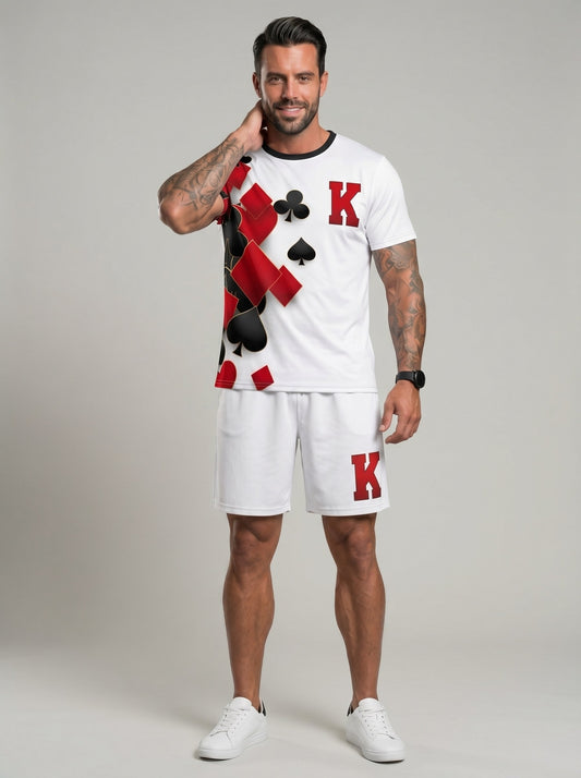 KZZ Men's Summer Casual Sports Set