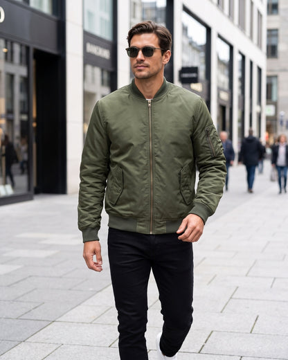 KZZ Full-zip casual cotton jacket