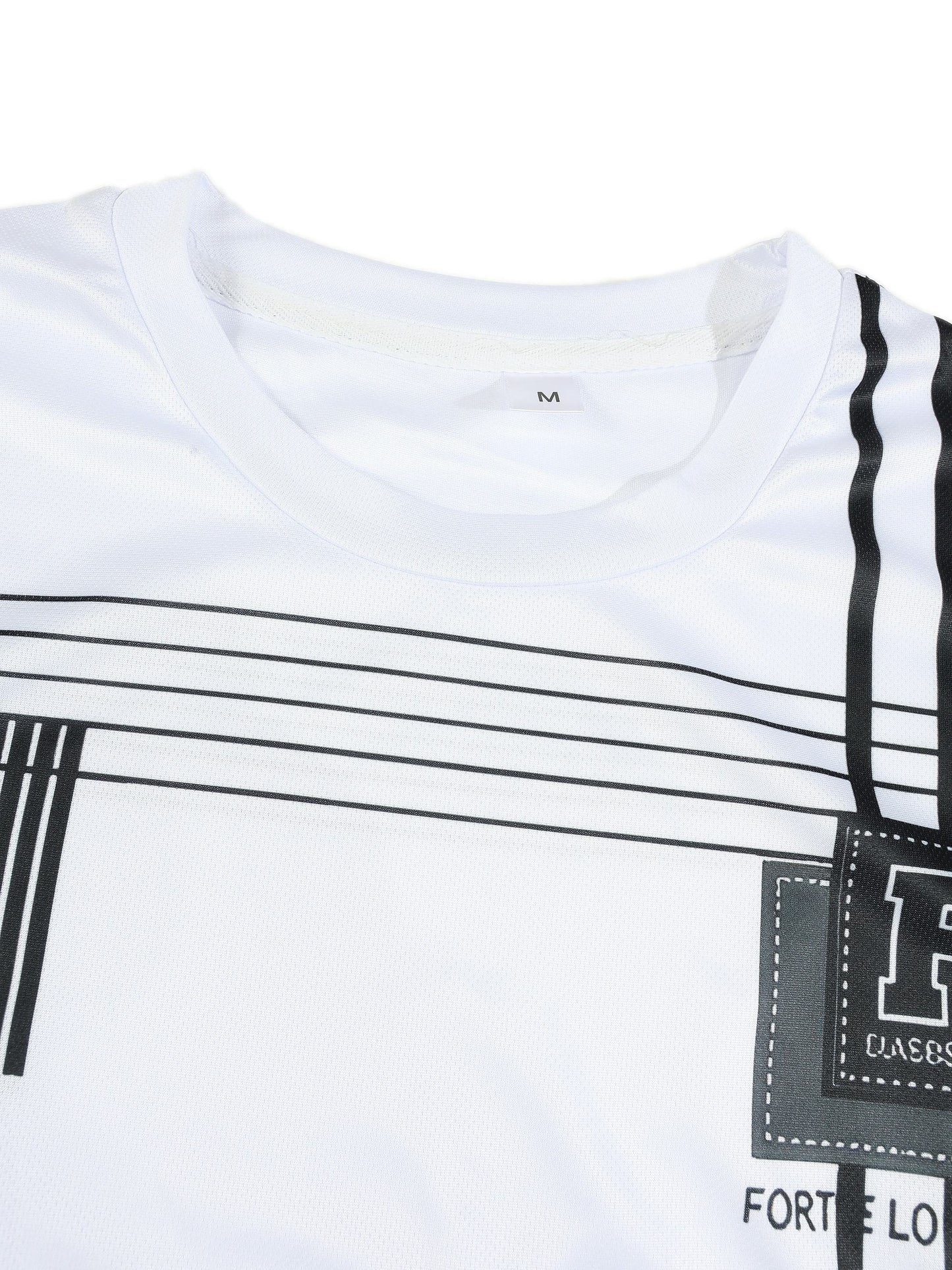 KZZ Men's T-shirt and shorts two-piece set