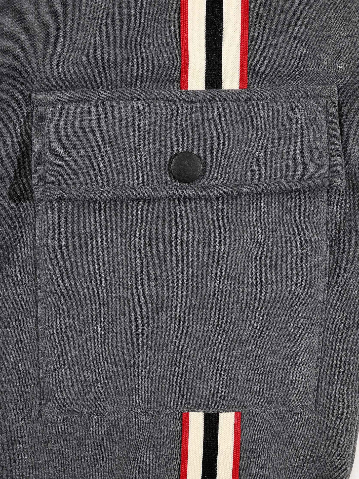 KZZ Men's Thickened Fleece-Lined Joggers
