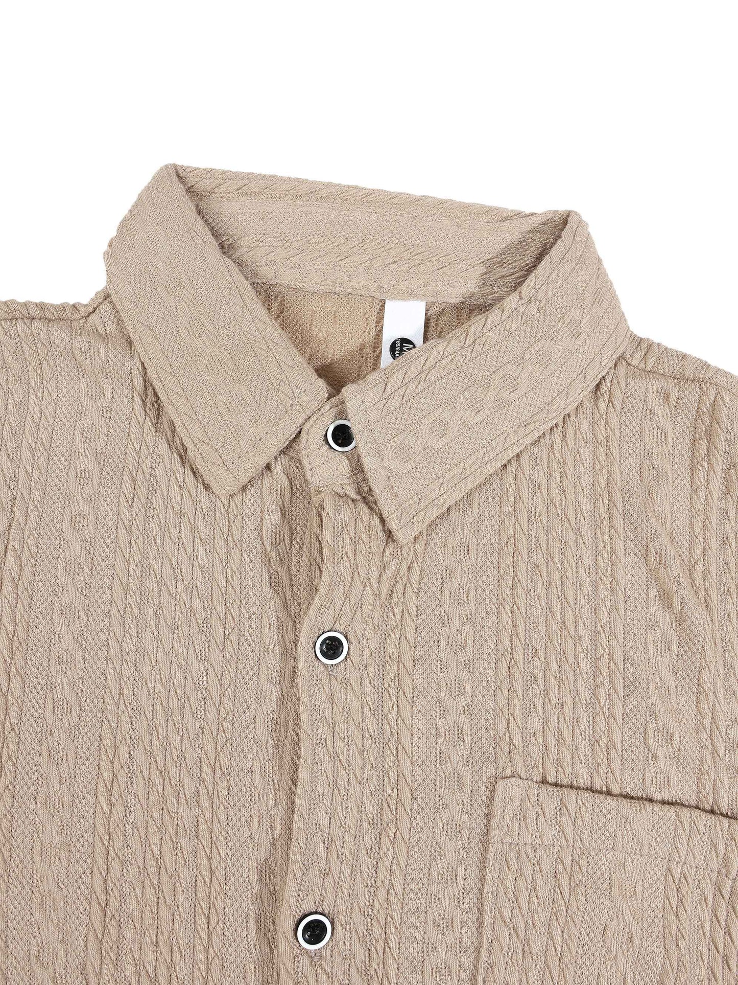 KZZ Five-quarter sleeve cardigan and shorts