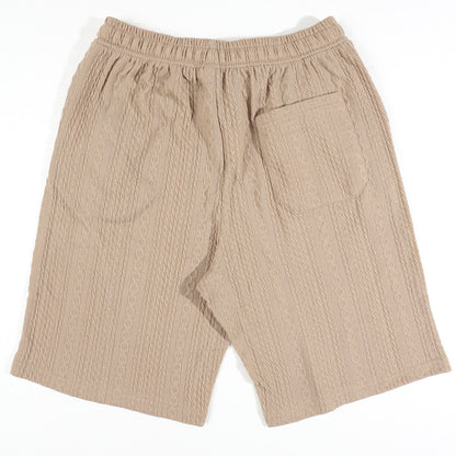 KZZ Five-quarter sleeve cardigan and shorts