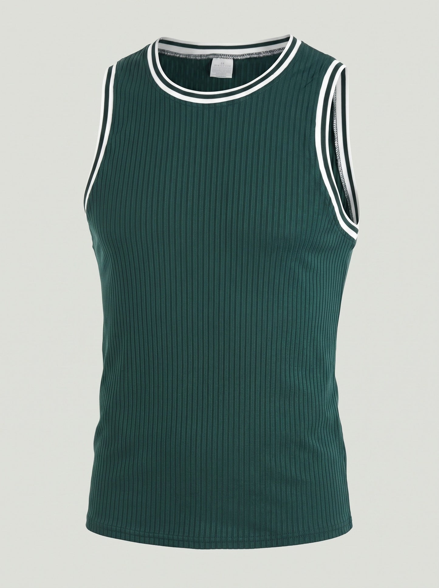 KZZ Men's Minimalist Solid-Color Knit Vest