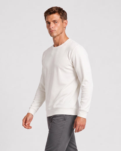 KZZ Men's crew-neck sweater