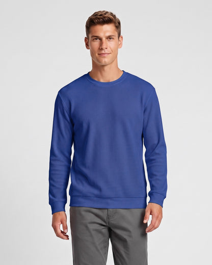 KZZ Men's crew-neck sweater